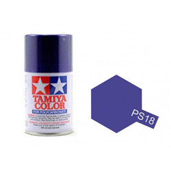 Spray Policarbonato Purpura Metalico, (85018) ,Bote 100 ml. Marca Tamiya, Ref: PS-18.