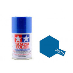 Spray Policarbonato Azul Metalico, (86016) ,Bote 100 ml. Marca Tamiya, Ref: PS-16.