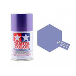 Spray Policarbonato Purpura Aluminio Anodizado, (86051) ,Bote 100 ml. Marca Tamiya, Ref: PS-51.