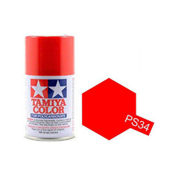 Spray Policarbonato Rojo Brillante, (86034) ,Bote 100 ml. Marca Tamiya, Ref: PS-34.