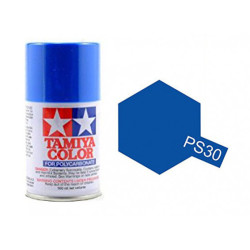 Spray Policarbonato Azul Brillante, (86030) ,Bote 100 ml. Marca Tamiya, Ref: PS-30.