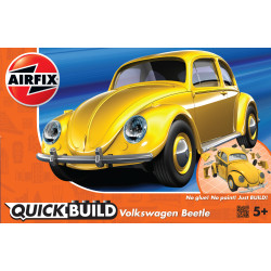 Escarabajo amarillo, 36 piezas, Nivel 1. Marca Airfix QuickBuild, Ref: J6023.