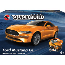 Ford Mustang GT, 46 piezas, Nivel 1. Marca Airfix QuickBuild, Ref: J6036.