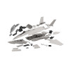 Avion de Combate F-35B Lightning II, 38 piezas, Nivel 1. Marca Airfix QuickBuild, Ref: J6040.