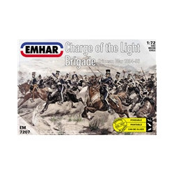 Carga de la Brigada Ligera Guerra de Crimea, Escala 1:72. Marca Emhar, Ref: EM7207.
