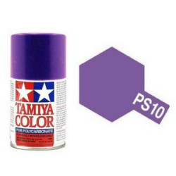 Spray Policarbonato Purpura (86010) ,Bote 100 ml. Marca Tamiya, Ref: PS-10.