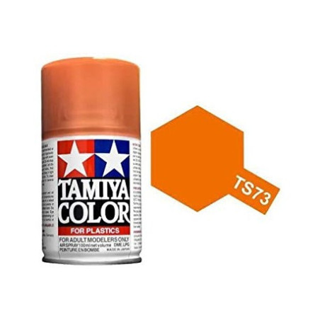 Spray Naranja Claro, (85073), Bote 100 ml. Marca Tamiya, Ref: TS-73.