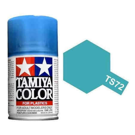 Spray Azul Claro, (85072), Bote 100 ml. Marca Tamiya, Ref: TS-72.