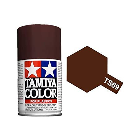 Spray Linoleo Marron, (85069), Bote 100 ml. Marca Tamiya, Ref: TS-69.