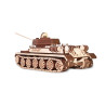 Tanque T-34-85, Madera Contrachapada, Funcional, Kit de montaje. Marca EWA, Ref: 59500082.