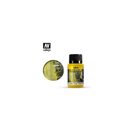 Weathering effects, Efecto de Musgo y Liquen, Bote de 40 ml. Marca Vallejo, Ref: 73.827.