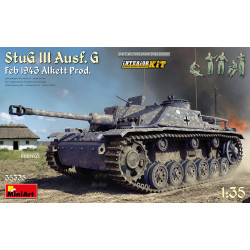 StuG III Ausf.G Feb 43 Alkett Prod IK, Escala 1:35. Marca MiniArt Models, Ref: 35335.