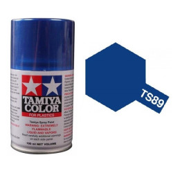 Spray Azul perlado, (850089), Bote 100 ml. Marca Tamiya, Ref: TS-89.