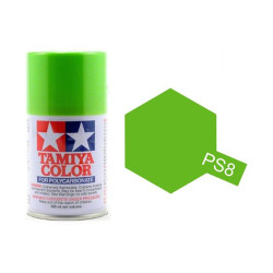 Spray Policarbonato Verde Claro, (86008) ,Bote 100 ml. Marca Tamiya, Ref: PS-8.