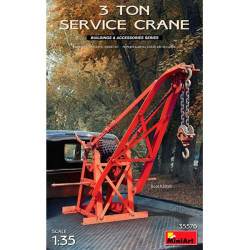 3 Ton Service Crane, Escala 1:35. Marca Miniart, Ref: 35576.