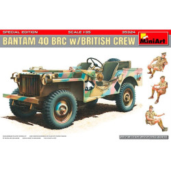 Bantam 40 BRC British crew Sp.Ed, Escala 1:35. Marca MiniArt Models, Ref: 35324.