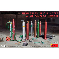High Pressure Cylinders + Welding Equip , Escala 1:35. Marca Miniart, Ref: 35618.