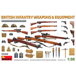 British Infantry Weapons & Equip, Escala 1:35. Marca Miniart, Ref: 35368.