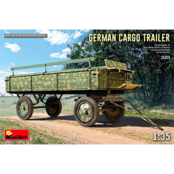 German Cargo Trailer, Escala 1:35. Marca MiniArt Models, Ref: 35320.