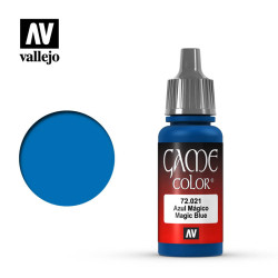 Acrilico Game Color, Azul Magico, Bote de 17 ml. Marca Vallejo, Ref: 72.021.