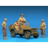 Tripulacion de Jeep De EE.UU y Diputados, Escala 1:35. Marca Miniart Models, Ref. 35308.
