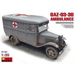 Gaz-03-30 Ambulancia, Escala 1:35. Marca MiniArt Models, Ref: 35160.