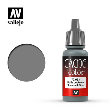 Acrilico Game Color, Malla de Acero, Bote de 17 ml. Marca Vallejo, Ref: 72.053.