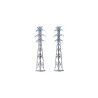 Dos torres de alta Tensión, Escala N. Marca Tomytec, Ref: 973112