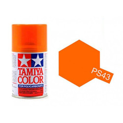 Spray Policarbonato Naranja Traslucido, (85043) ,Bote 100 ml. Marca Tamiya, Ref: PS-43.
