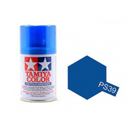 Spray Policarbonato Azul Claro Traslucido, (86039) ,Bote 100 ml. Marca Tamiya, Ref: PS-39.