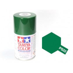 Spray Policarbonato Verde Carrera, (86022) ,Bote 100 ml. Marca Tamiya, Ref: PS-22.