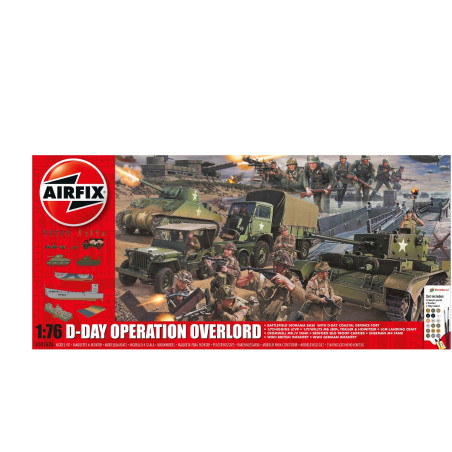 D-Day Operation Overlord, Escala 1:76. Marca Airfix, Ref: A50162A.