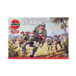 Marines de EE. UU. de la Segunda Guerra Mundial, Escala 1:76. Marca Airfix, Ref: A00716V.