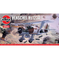 Henschel Hs123A-1, Escala 1:72. Marca Airfix, Ref: A02051V.