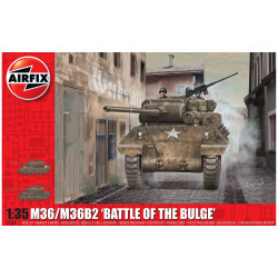 Tanque M36/M36B2 "Batalla de las Ardenas", Escala 1:35. Marca Airfix, Ref: A1366.