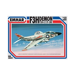 Avion Demon F3H, Escala 1:72. Marca Emhar, Ref: EM3001.