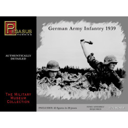 Figuras de Infanteria Alemana, Escala 1:72. Marca Pegasus, Ref: PG7499.