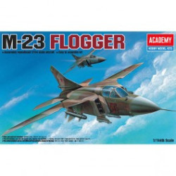 Avión M-23 Flogger, Escala 1:144. Marca Academy, Ref: 12614.