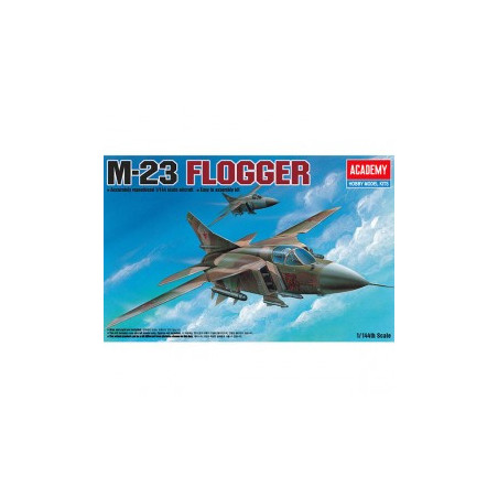 Avión M-23 Flogger, Escala 1:144. Marca Academy, Ref: 12614.