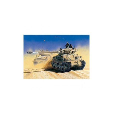 Tanque IDF Super Sherman, Escala 1:35. Marca Academy, Ref: 13254.
