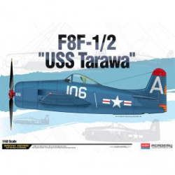 Avión F8F-1/2 USS Tarawa LE, Escala 1:48. Marca Academy, Ref: 12313.