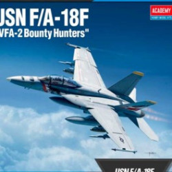 Avión USN F/A-18F VFA-2 Bounty Hunters, Escala 1:72. Marca Academy, Ref: 12567.