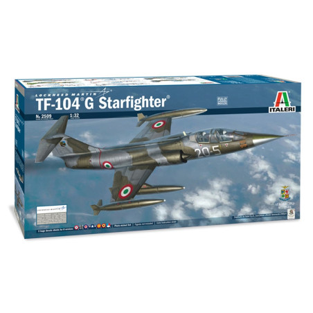 Avión TF-104 G Starfighter, Escala 1:32. Marca Italeri, Ref: 2509.