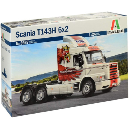 Camión Scania T143H 6x2, Escala 1:24. Marca Italeri, Ref: 3937.