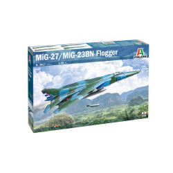 Avion MiG-27 Flogger D, Escala 1:48. Marca Italeri, Ref: 2817.