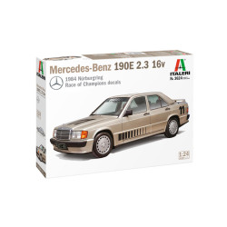 Coche Mercedes Benz 190E, Escala 1:24. Marca Italeri, Ref: 3624.
