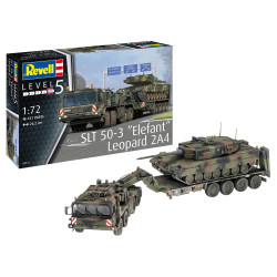 Tanque SLT 50-3 Elefant & Leopard 2A4, Escala 1:72. Marca Revell, Ref: 03311.