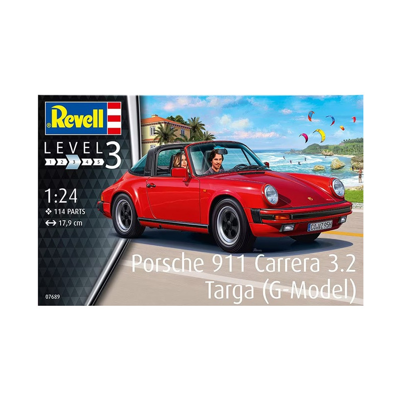 Revell Maqueta Coche Porsche 911 Carrera 3.2 Coupé (G-Model) 1:24