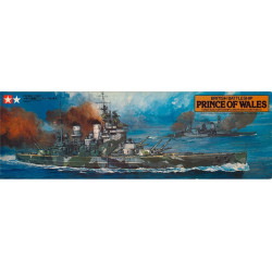 Barco British Battleship Prince of Wales, Escala 1:350. Marca Tamiya, Ref: 78011.