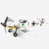 Avión Caza alemán Messerschmitt BF-109F4, Escala 1:48. Marca Zvezda, Ref. 4806.